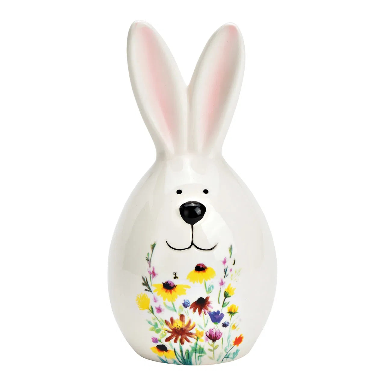 Porcelain Bunny with Flowers