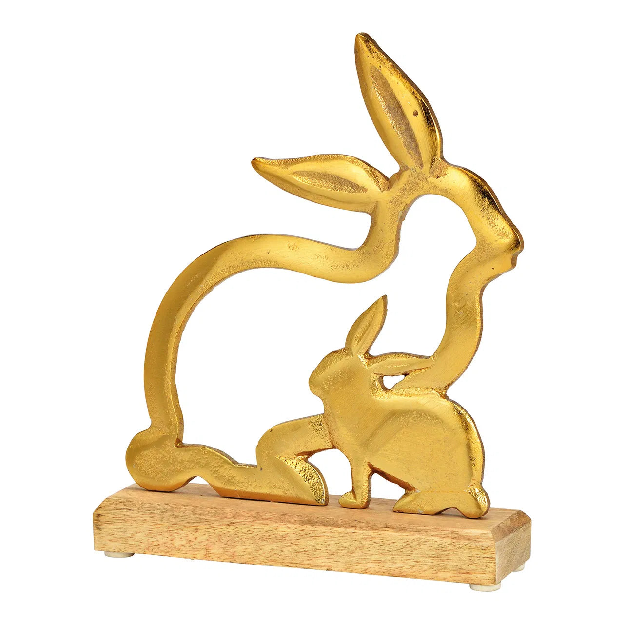 Metal Gold Bunny Stand