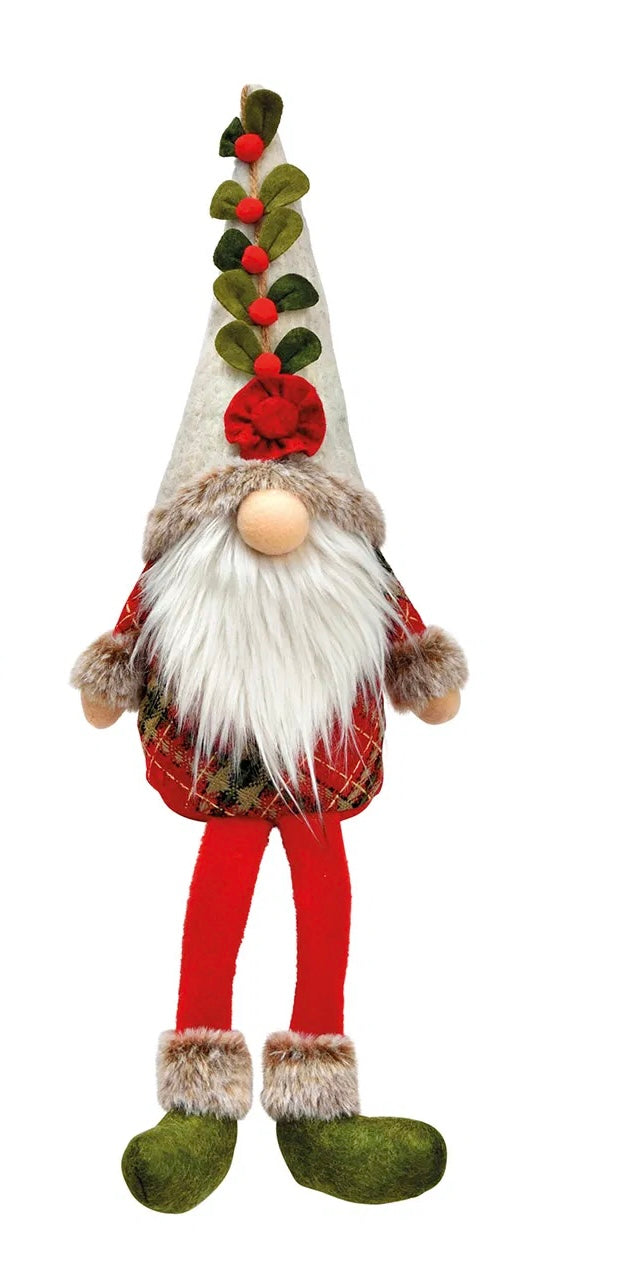 Colorful Textile Gnome Edge Stool