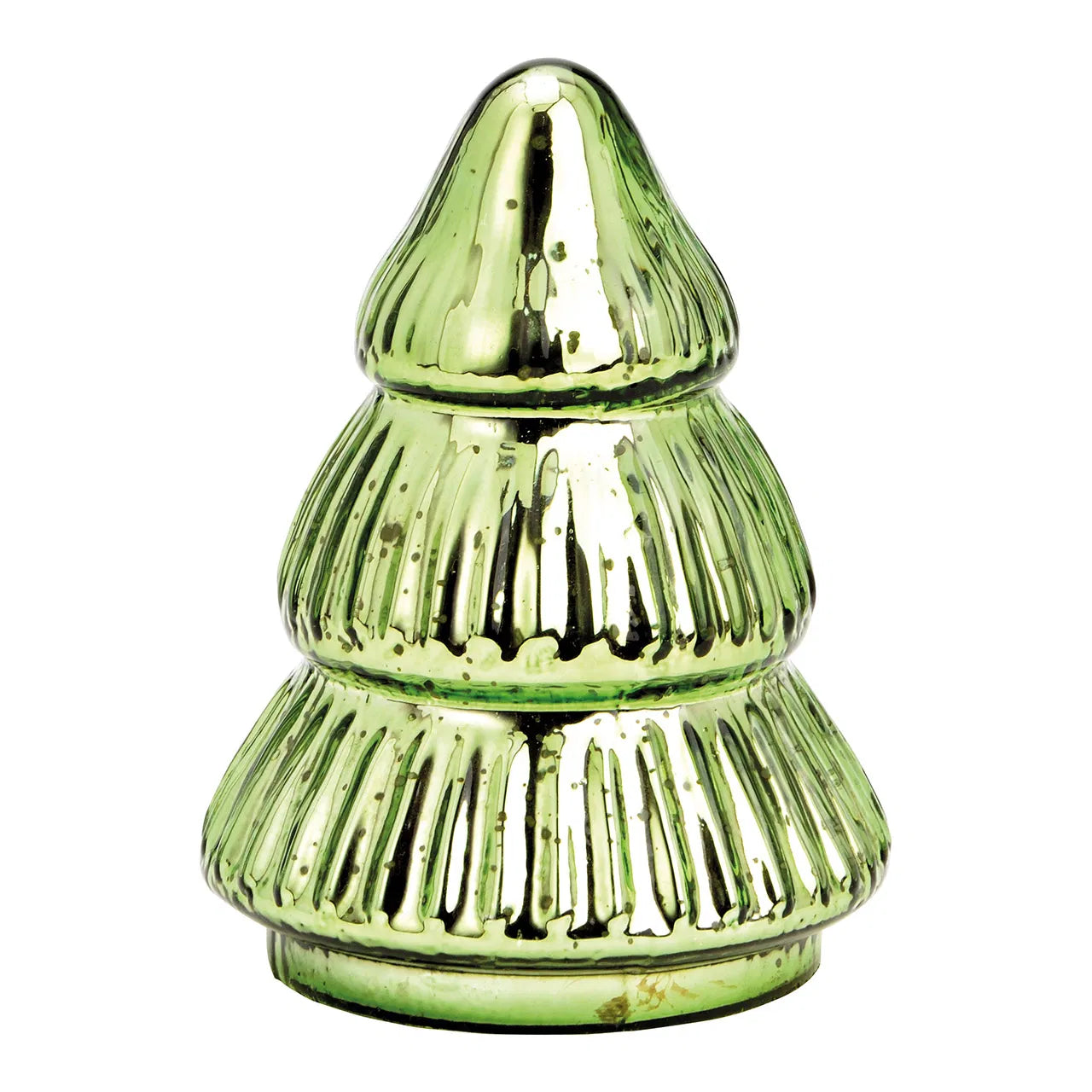 Green Glass Christmas Tree