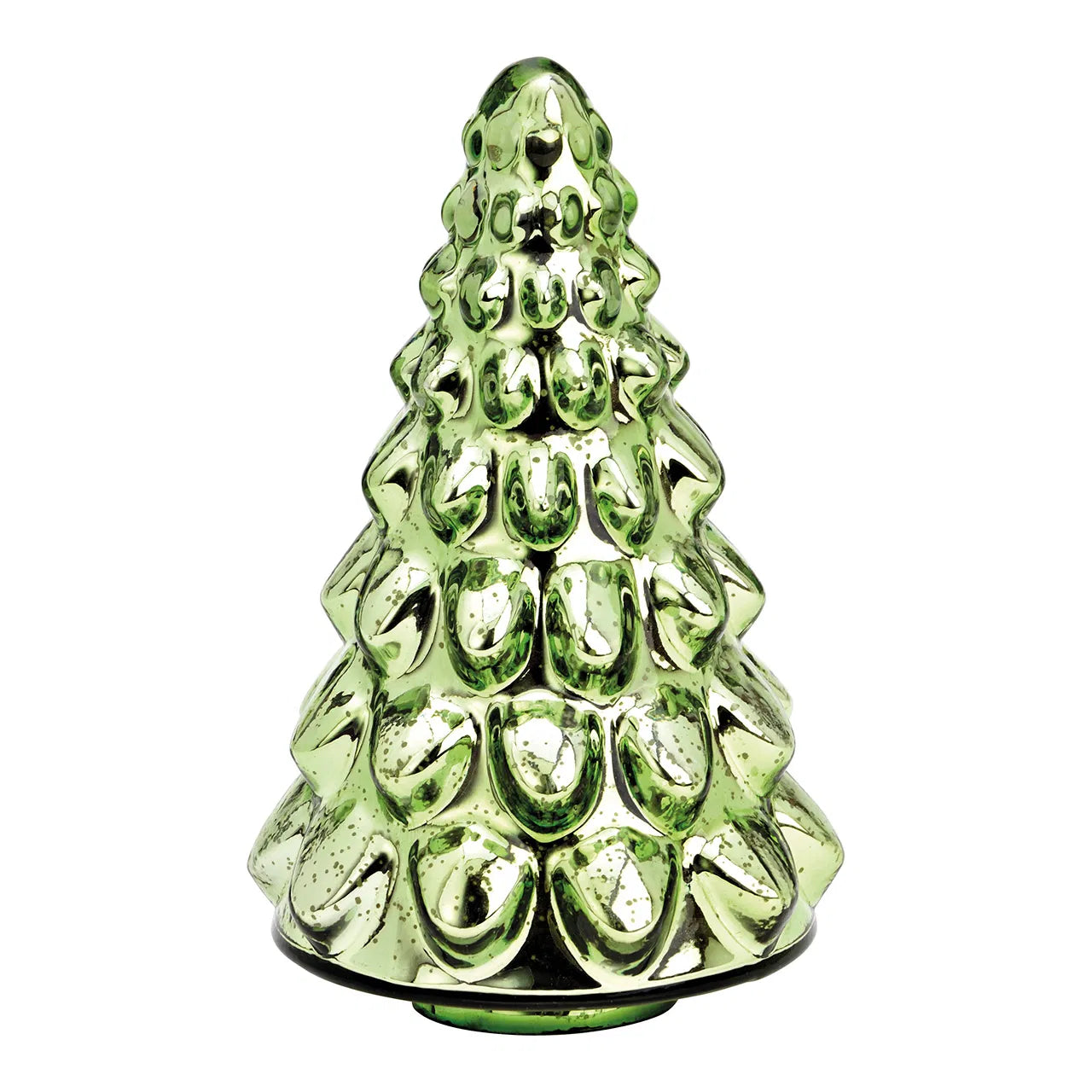 Green Glass Christmas Tree