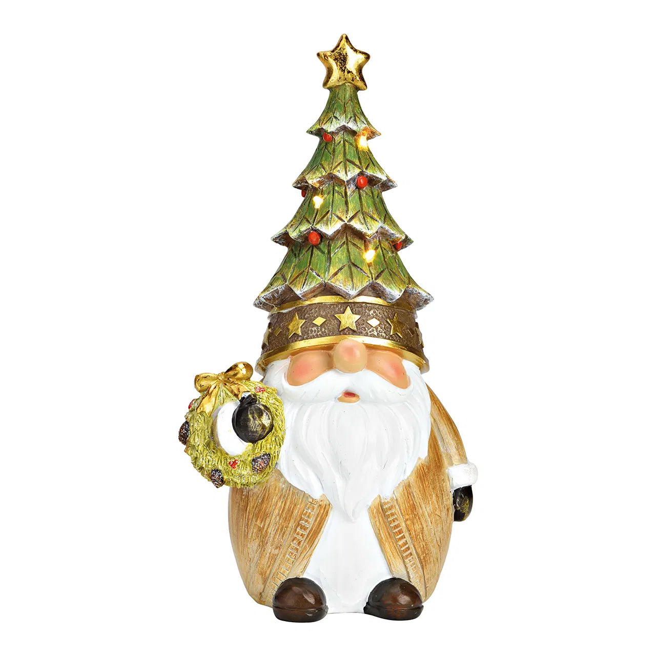 Colorful LED Elf with Christmas Tree Hat