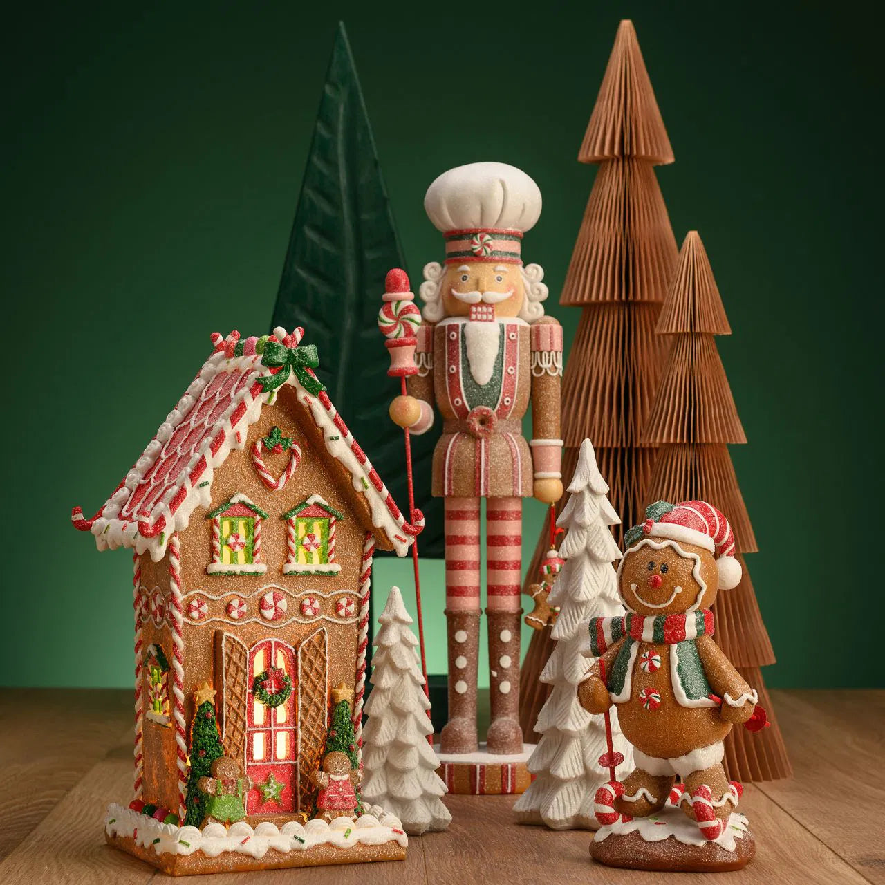 Brown Poly Gingerbread Figure