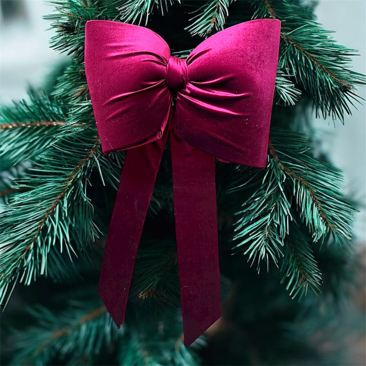 Handmade Burgundy Bow