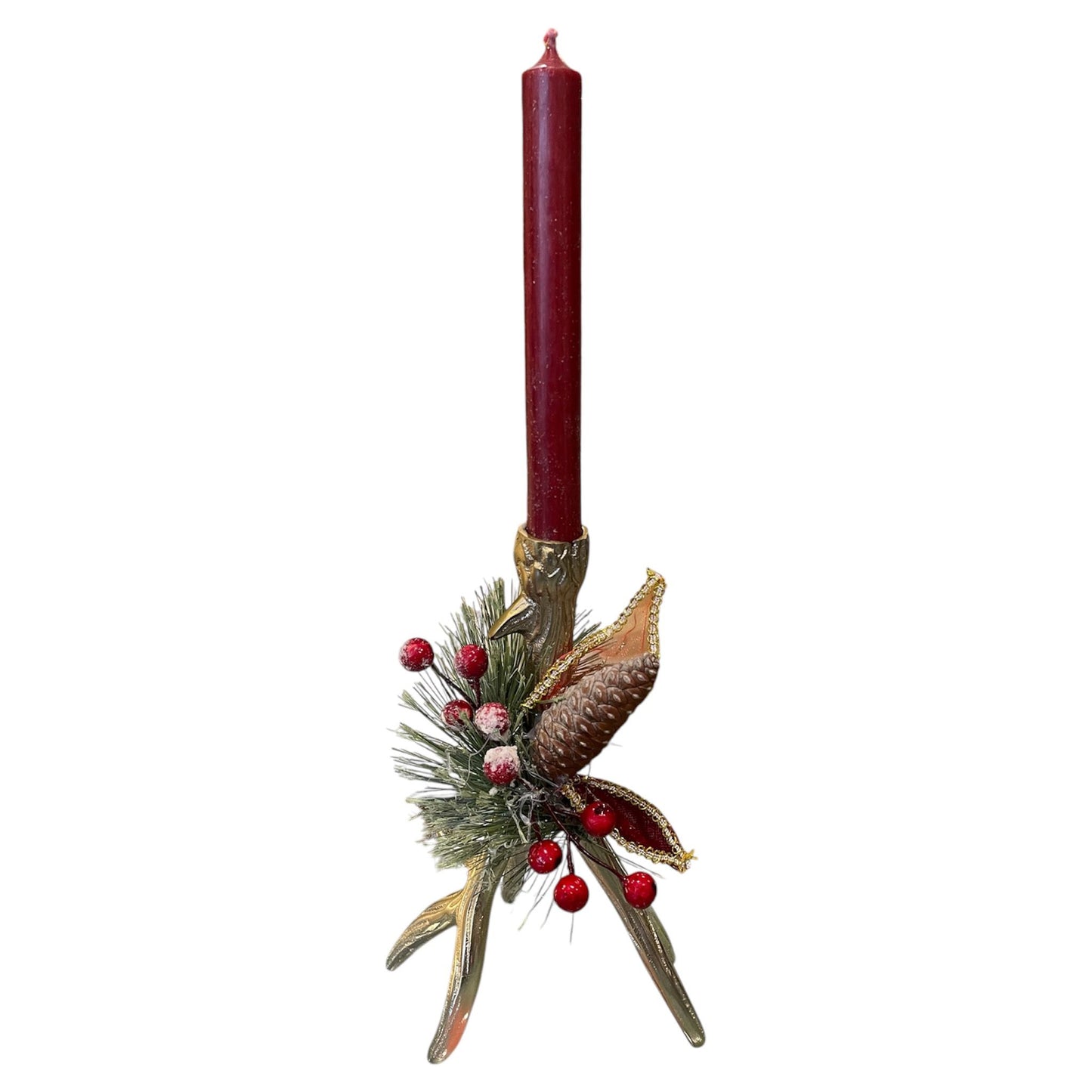 Metal Gold Candle Holder Decoration