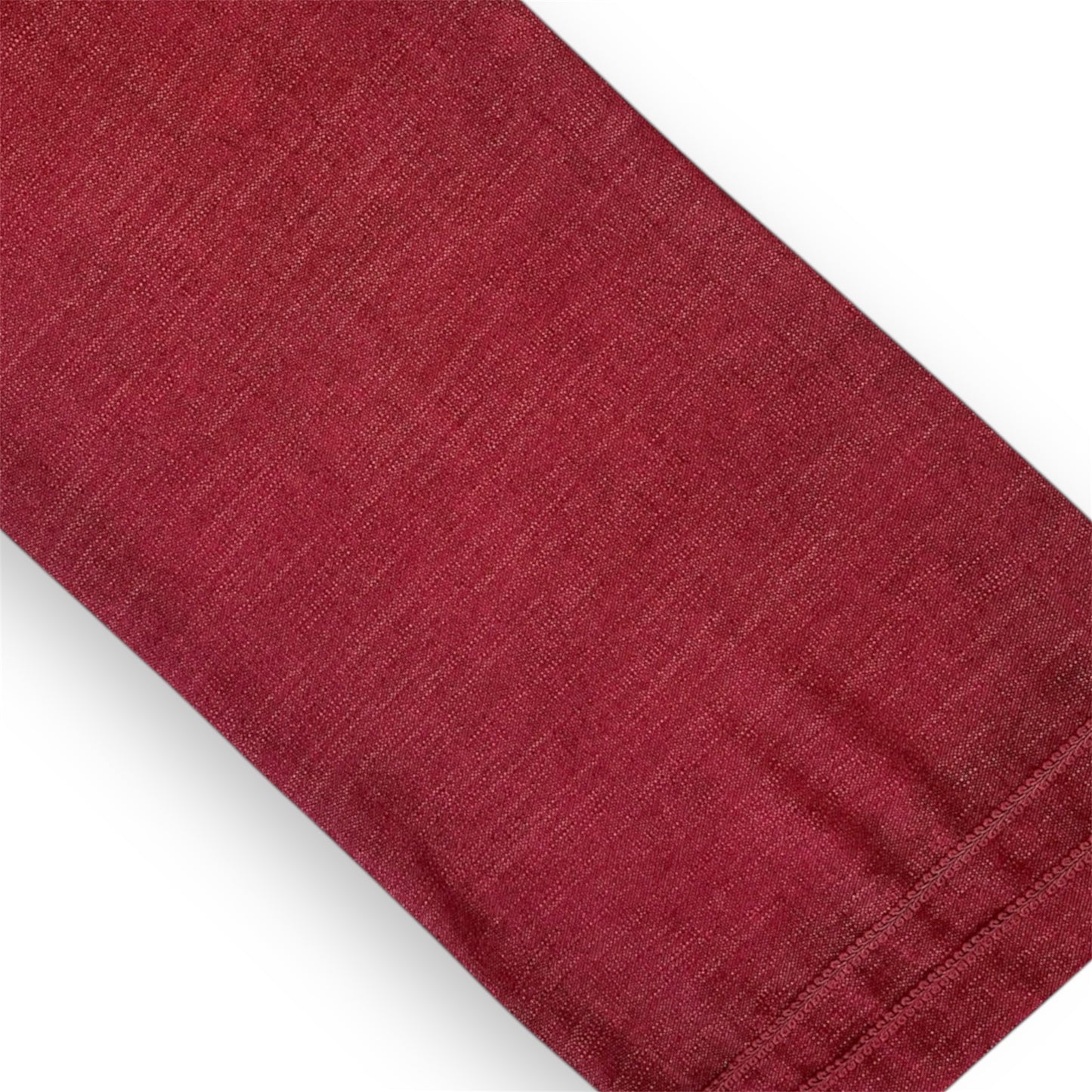 Dark Red Linen Runner