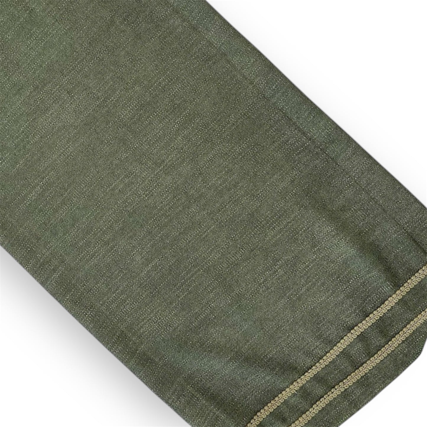 Olive Green Linen Runner