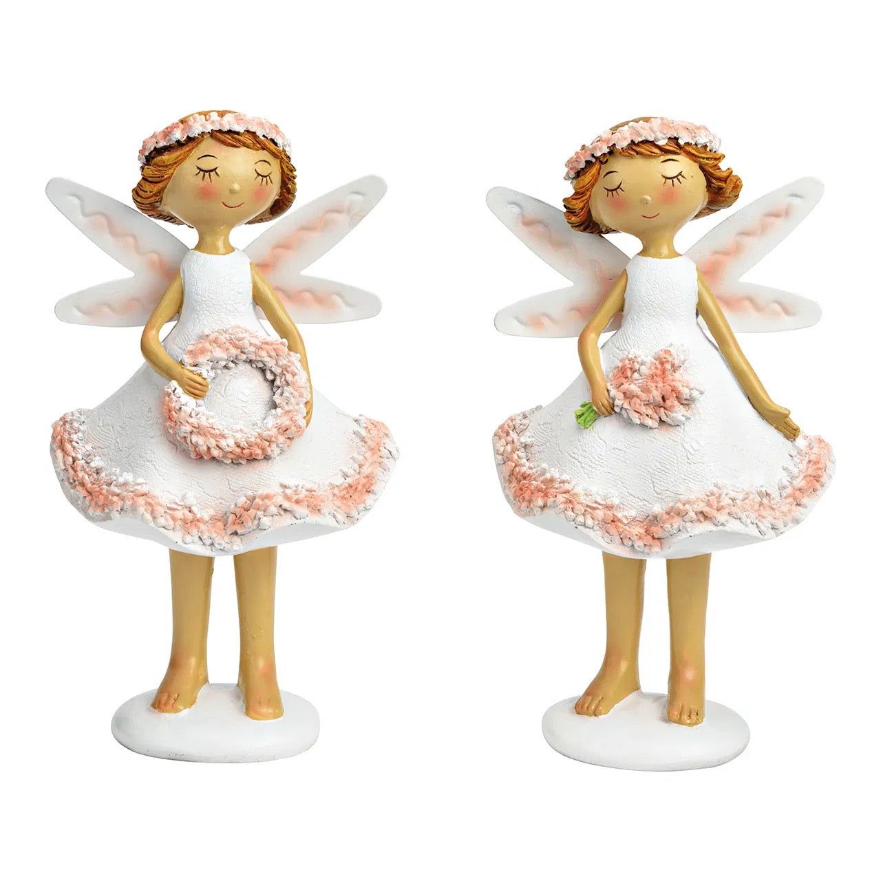Flower Fairy in White & Pink