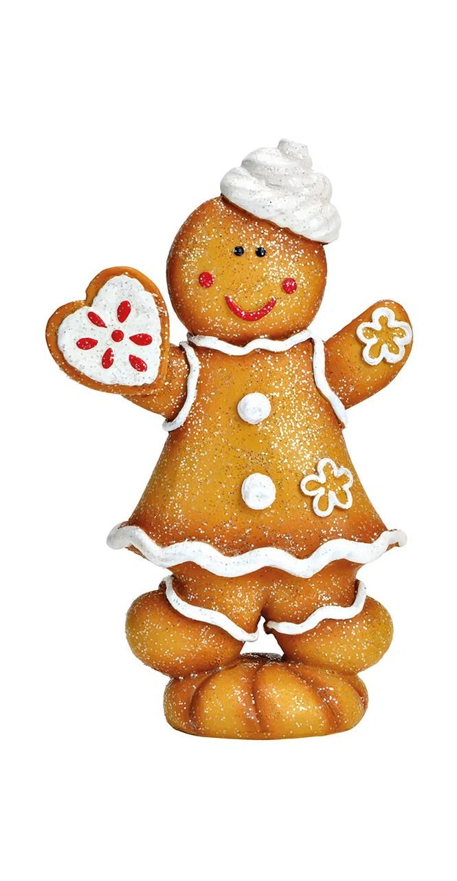 Brown Poly Gingerbread Figure
