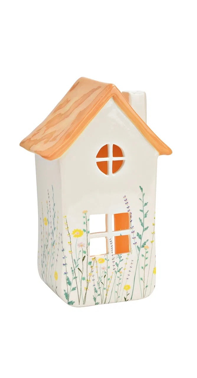 Ceramic Flower Windlight House