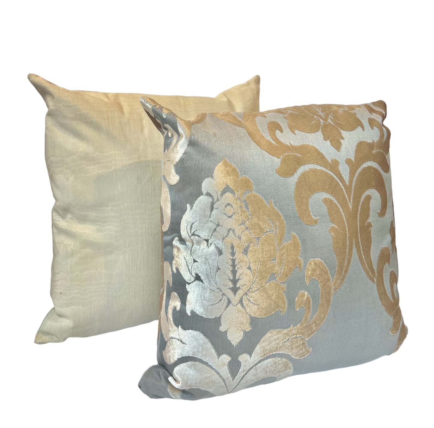 Beige Satin Pillow