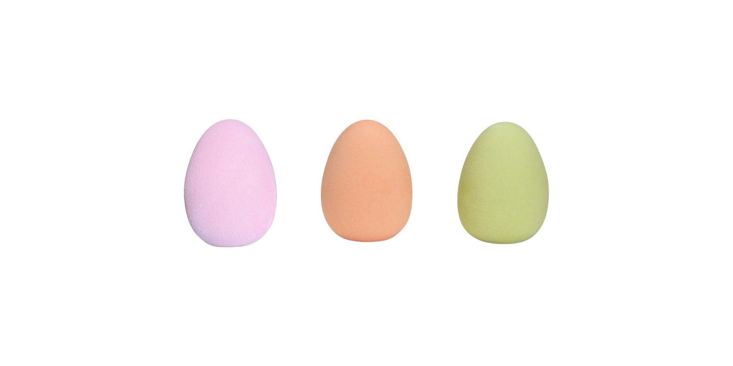 Ceramic Easter Egg in Green/Pink/Gold