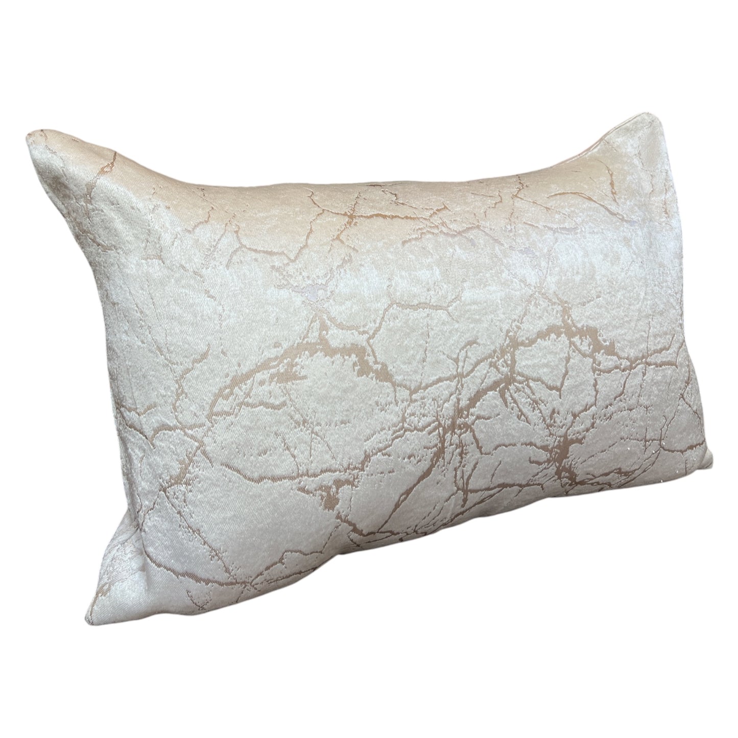 Rectangular Marble Beige/Gold pillow