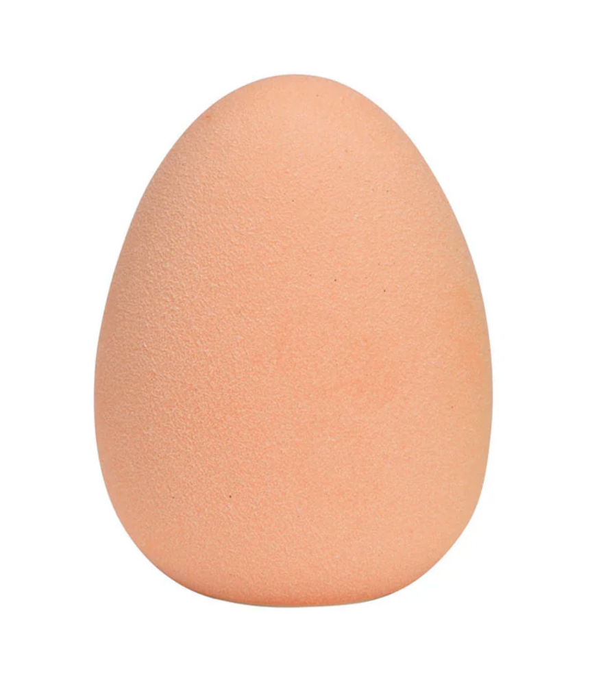 Ceramic Easter Egg in Green/Pink/Gold