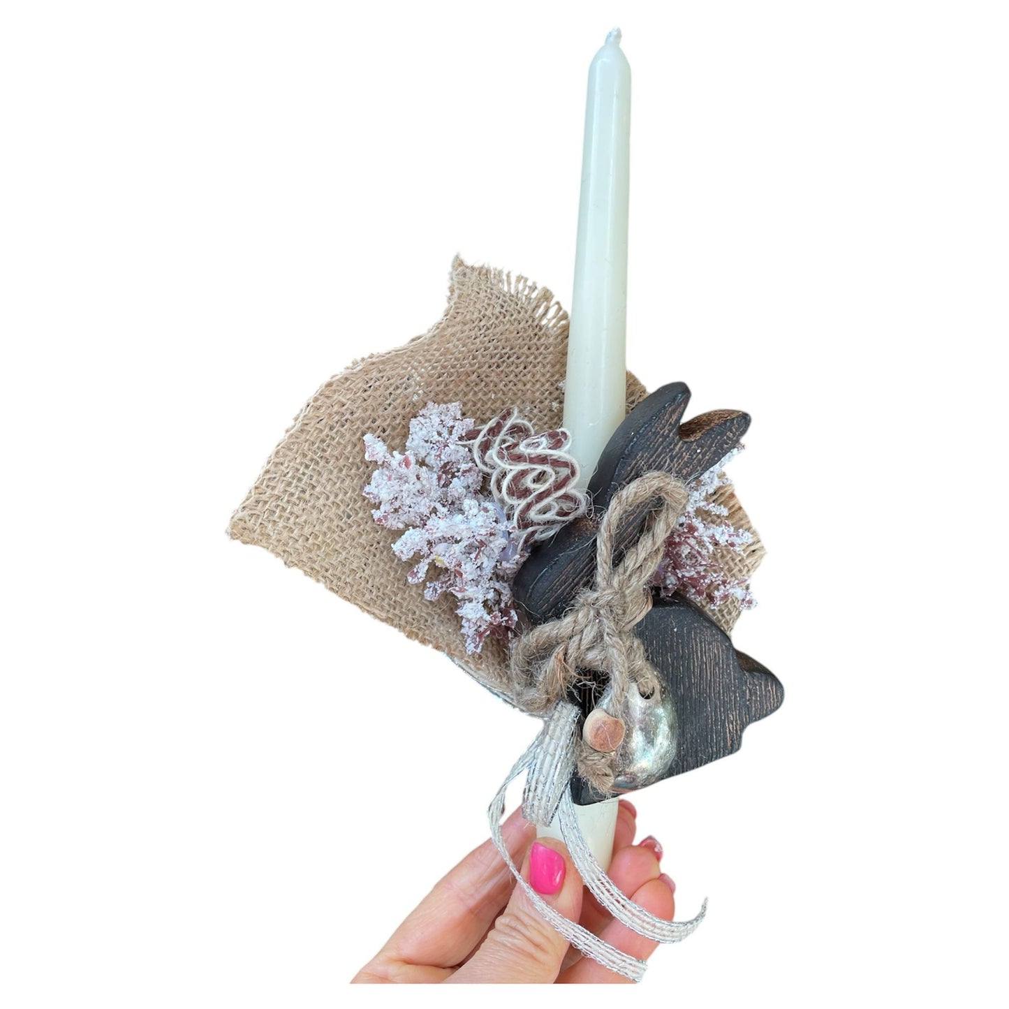 Wood Bunny Palm Sunday