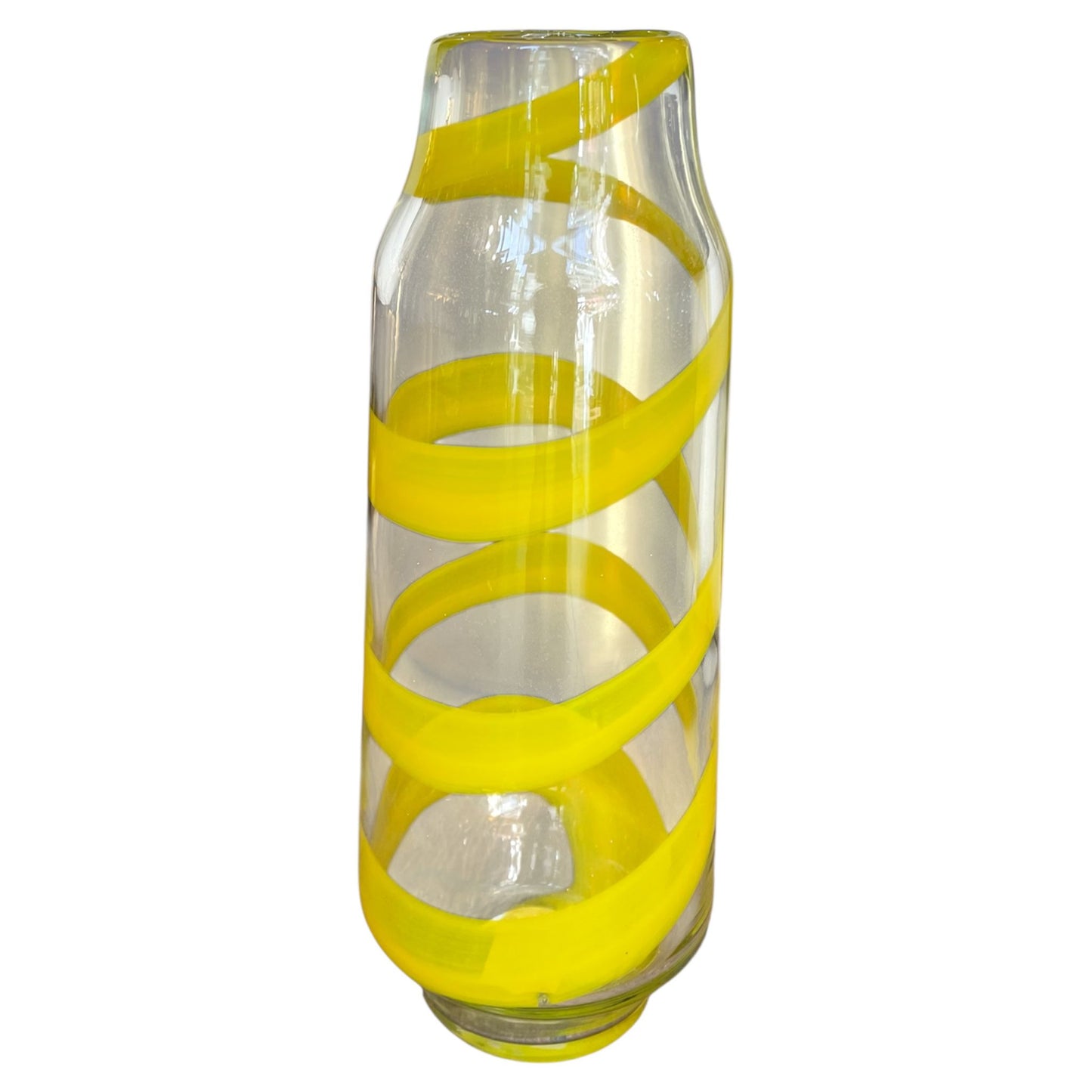 Lemon Stripe Vase