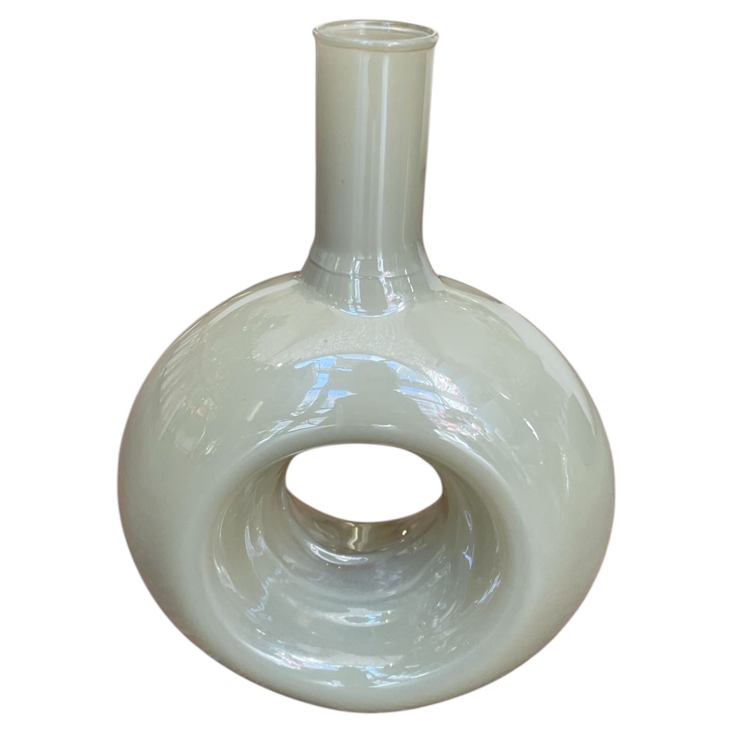 Soft Green Ring Vase