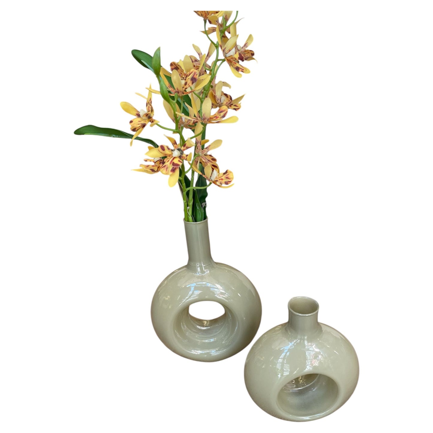 Soft Green Ring Vase