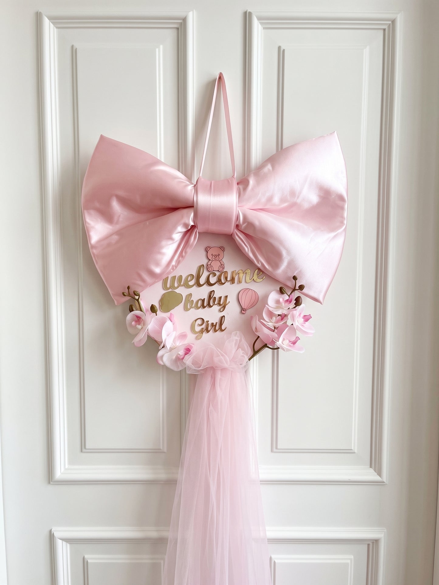 Welcome Baby Girl in Pink