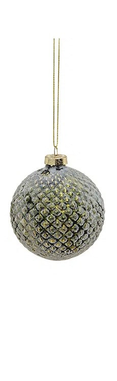 Green Glitter Glass Ball