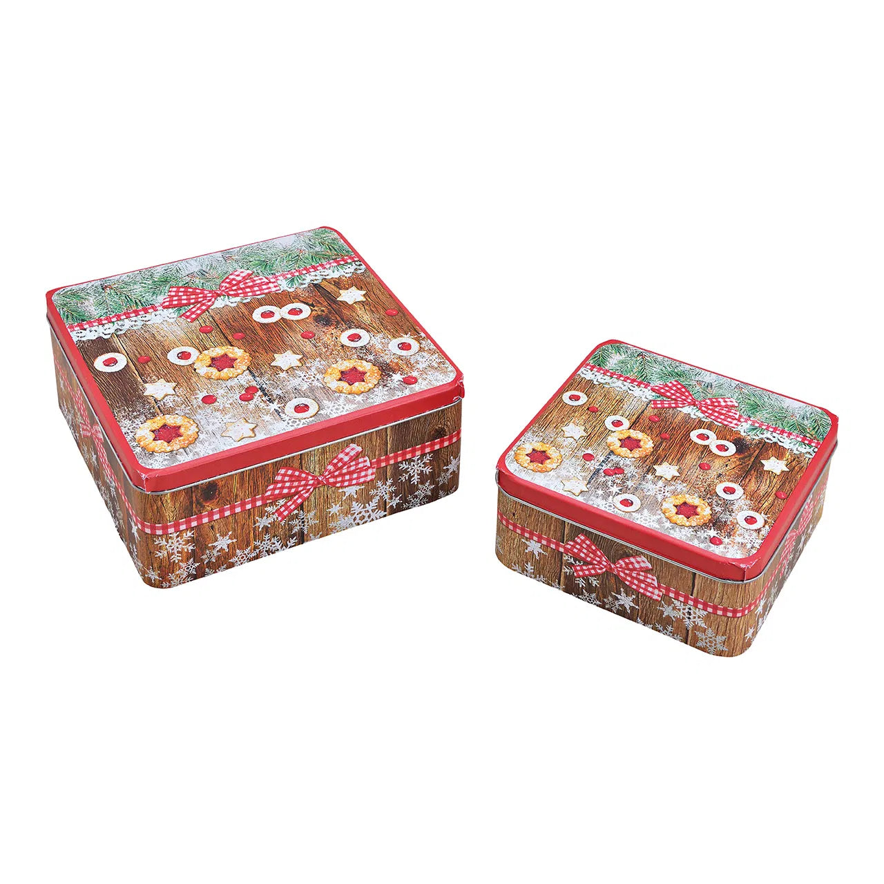 Box Set with Christmas Cookies Design