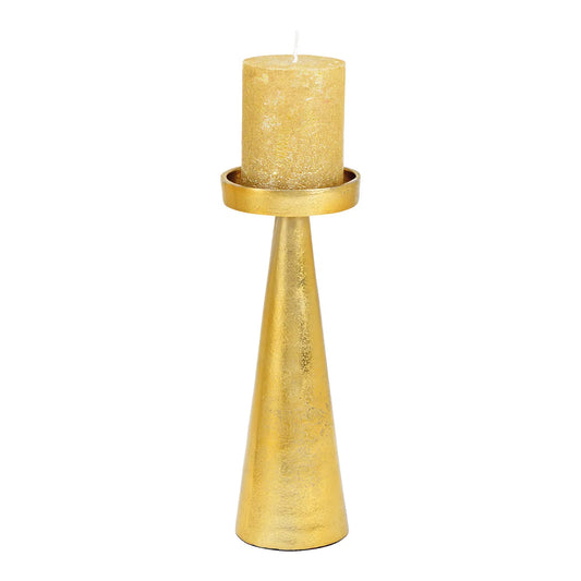 Gold Metal Candle Holder