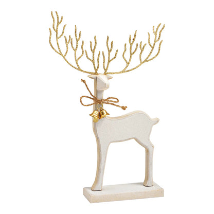 Gold and White Wooden Deer Stand