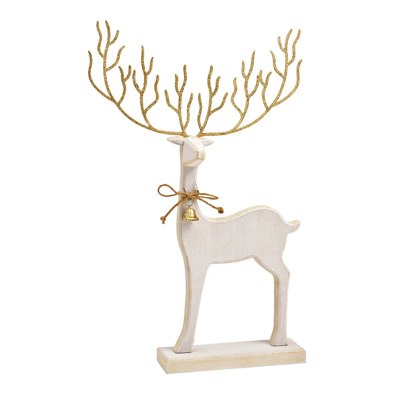 Gold and White Wooden Deer Stand