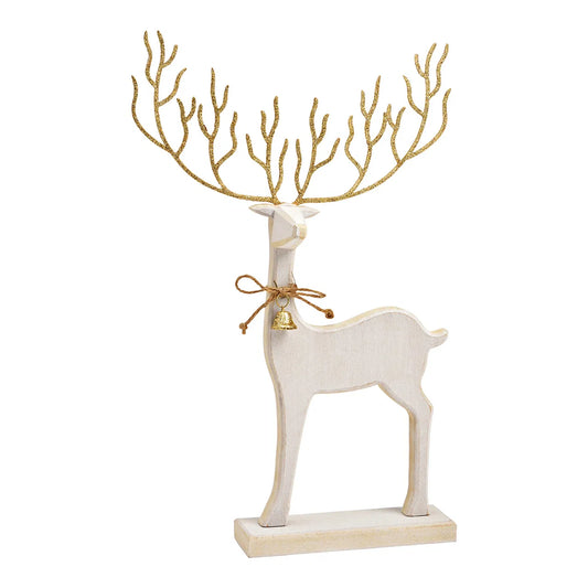 Gold and White Wooden Deer Stand
