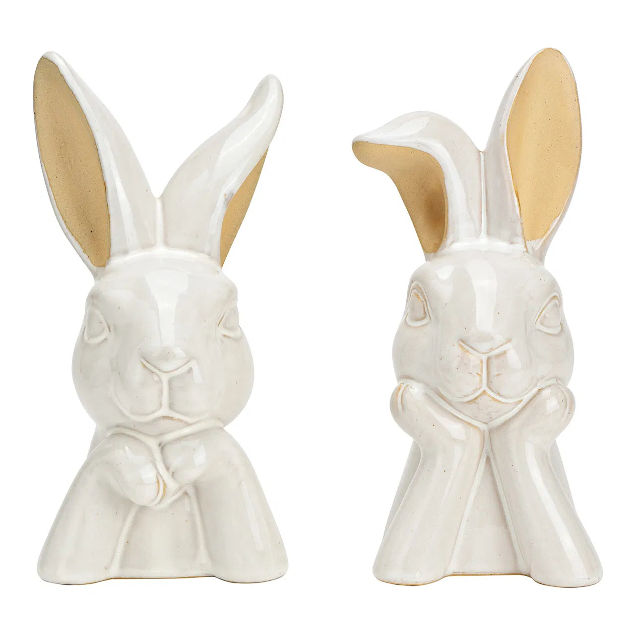 White Ceramic Bunny