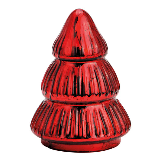 Red Glass Christmas Tree