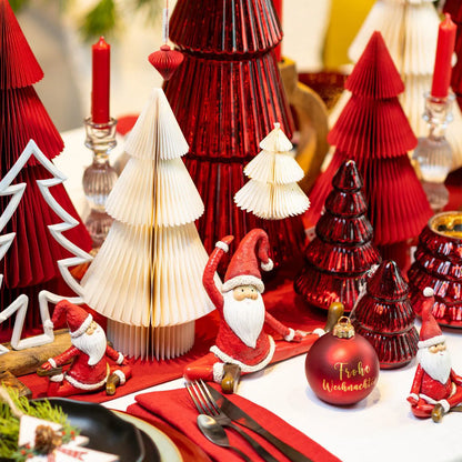 Red Glass Christmas Tree