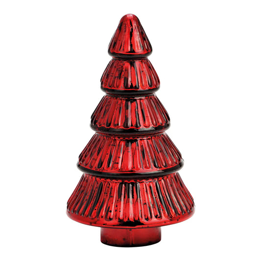 Red Glass Christmas Tree
