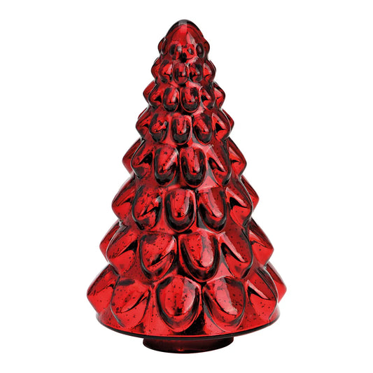 Red Glass Christmas Tree