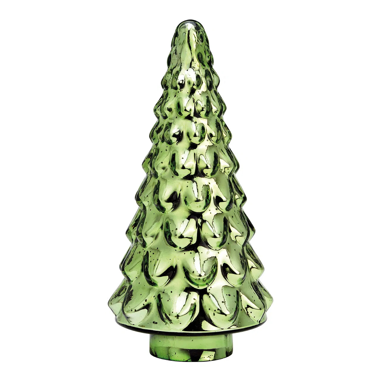 Green Glass Christmas Tree