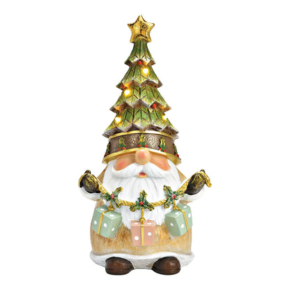 Colorful LED Elf with Christmas Tree Hat