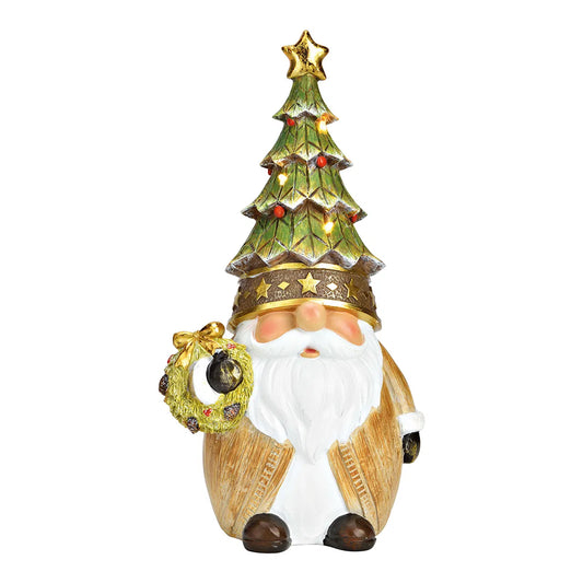 Colorful LED Elf with Christmas Tree Hat
