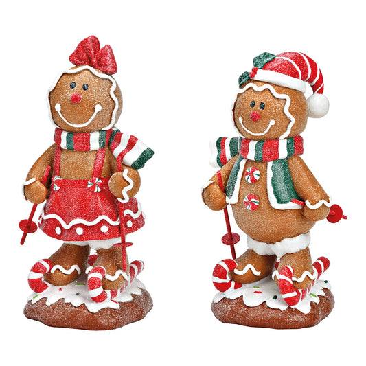 Brown Poly Gingerbread Figure