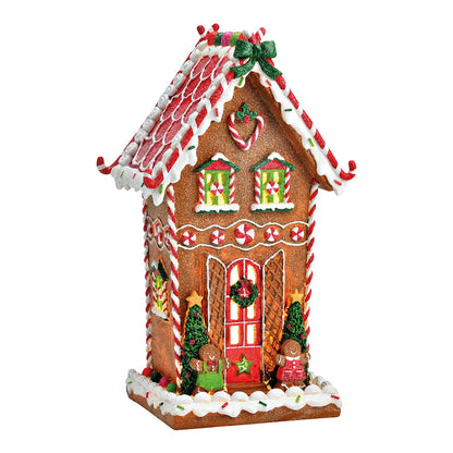 Colorful LED Gingerbread House