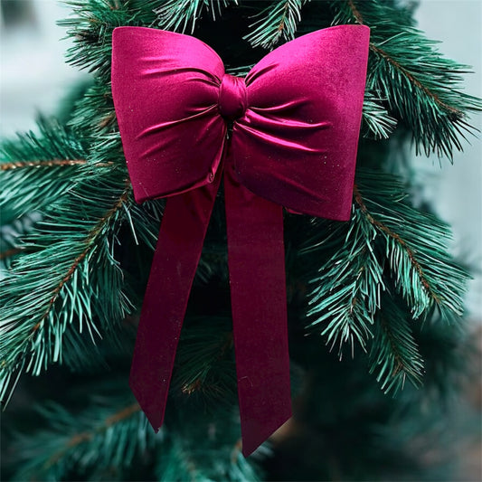 Handmade Burgundy  Bow