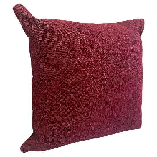 Square Velvet Red Pillow