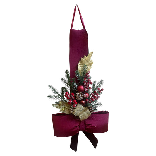 Special Burgundy Bow Design