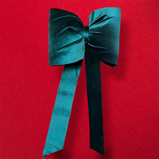 Handmade Green Bow