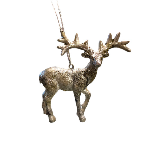 Silver Shiny Deer Hanger
