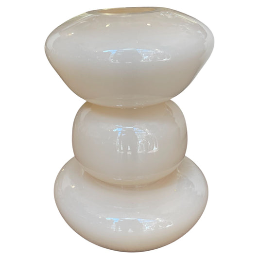 Milky Layered Vase