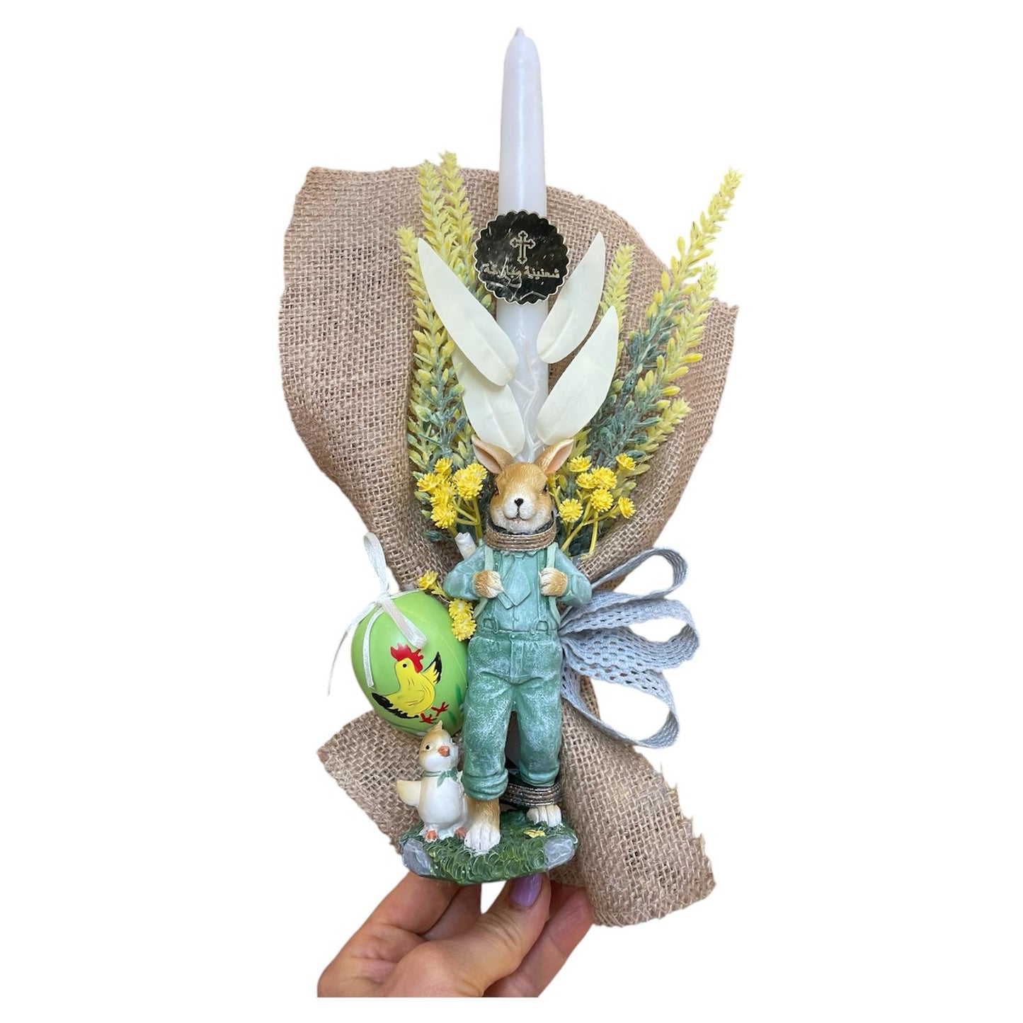 Bunny Man Candle