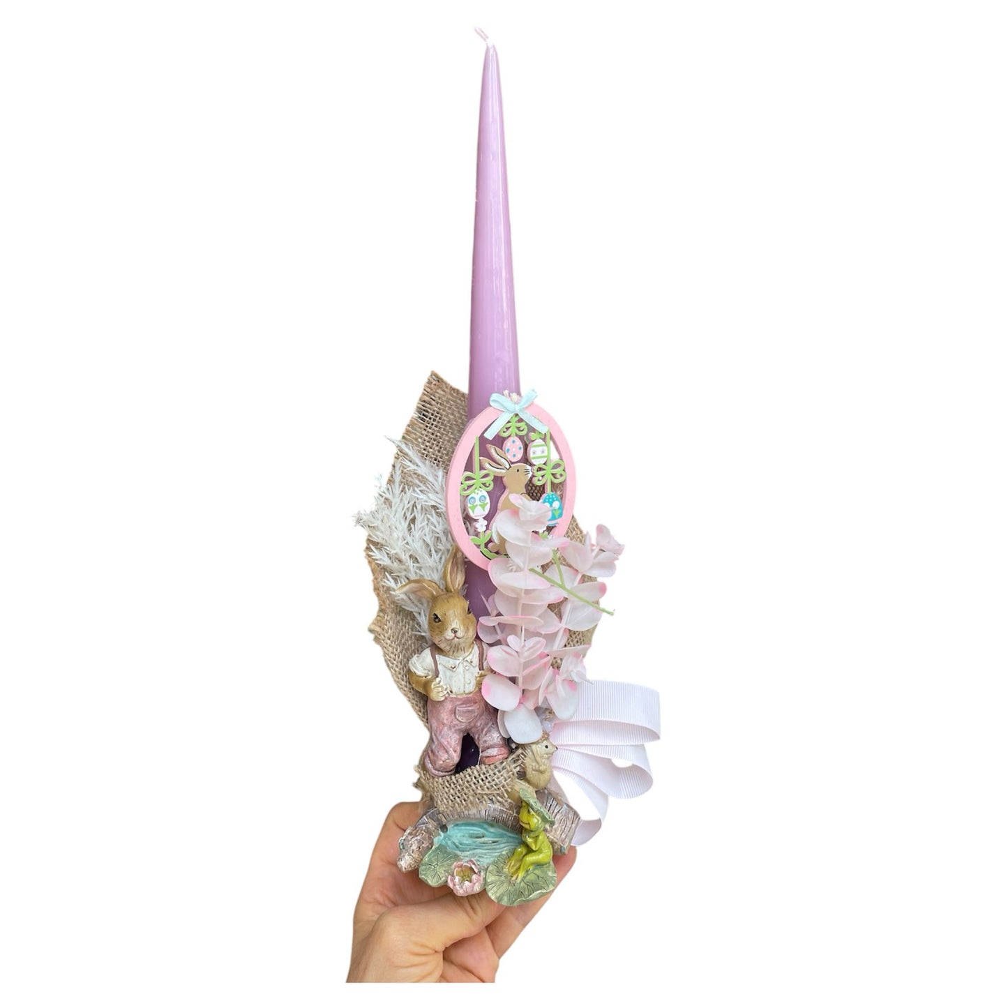 Pink Cone Candle