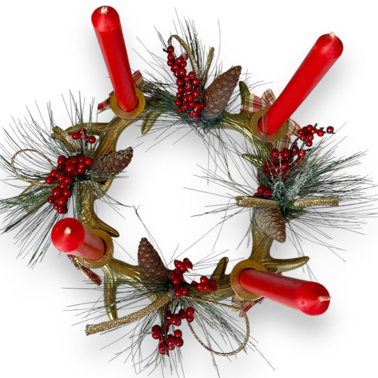 Candle Holder Wreath