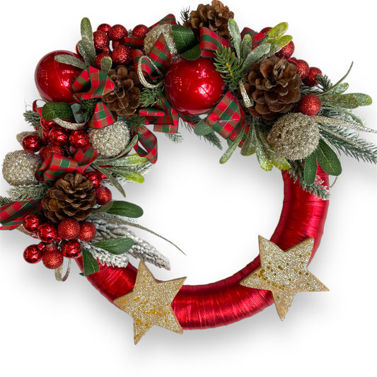 Red Wreath Hanger Decoration