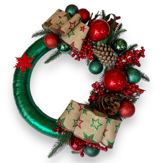 Green Hanger Wreath